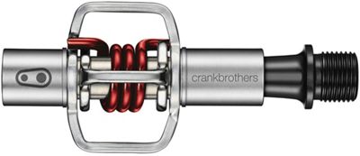 Pedales de MTB Crank Brothers Eggbeater 1 - Plata - Rojo, Plata - Rojo