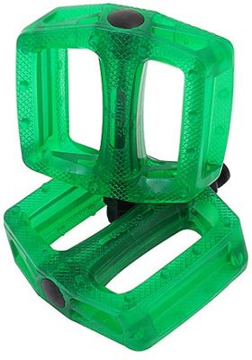 Pedales de plástico Wellgo B109 - Verde - 9/16, Verde
