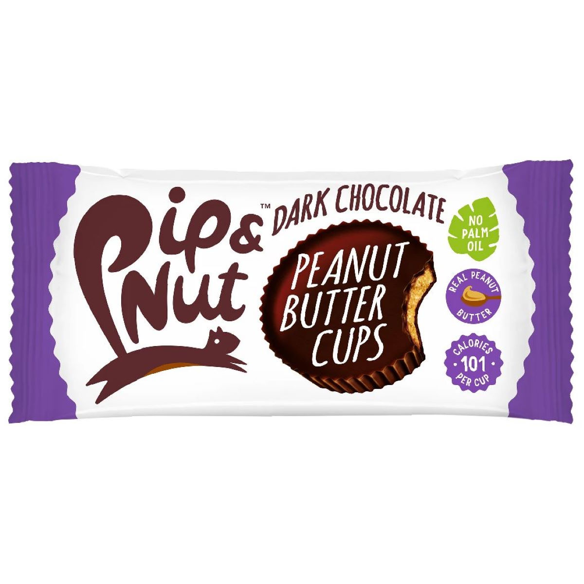 Pip & Nut Dark Chocolate Peanut Butter Cups (15 x 34g) - Barritas