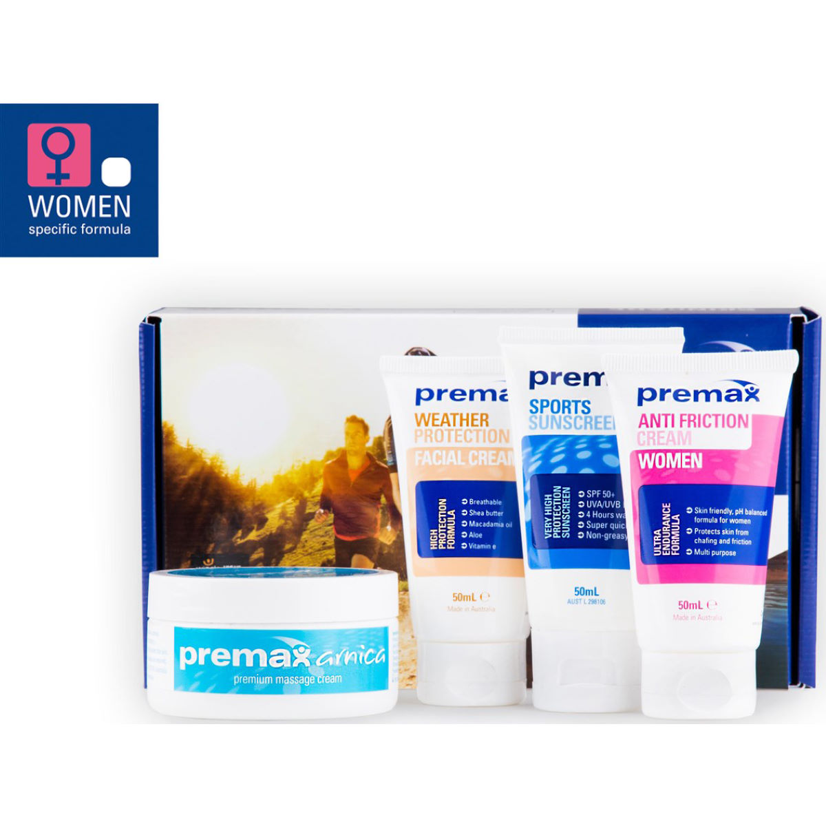 Lote de productos de viaje Premax Premax para mujer - Cremas hidratantes y cuidado de la piel