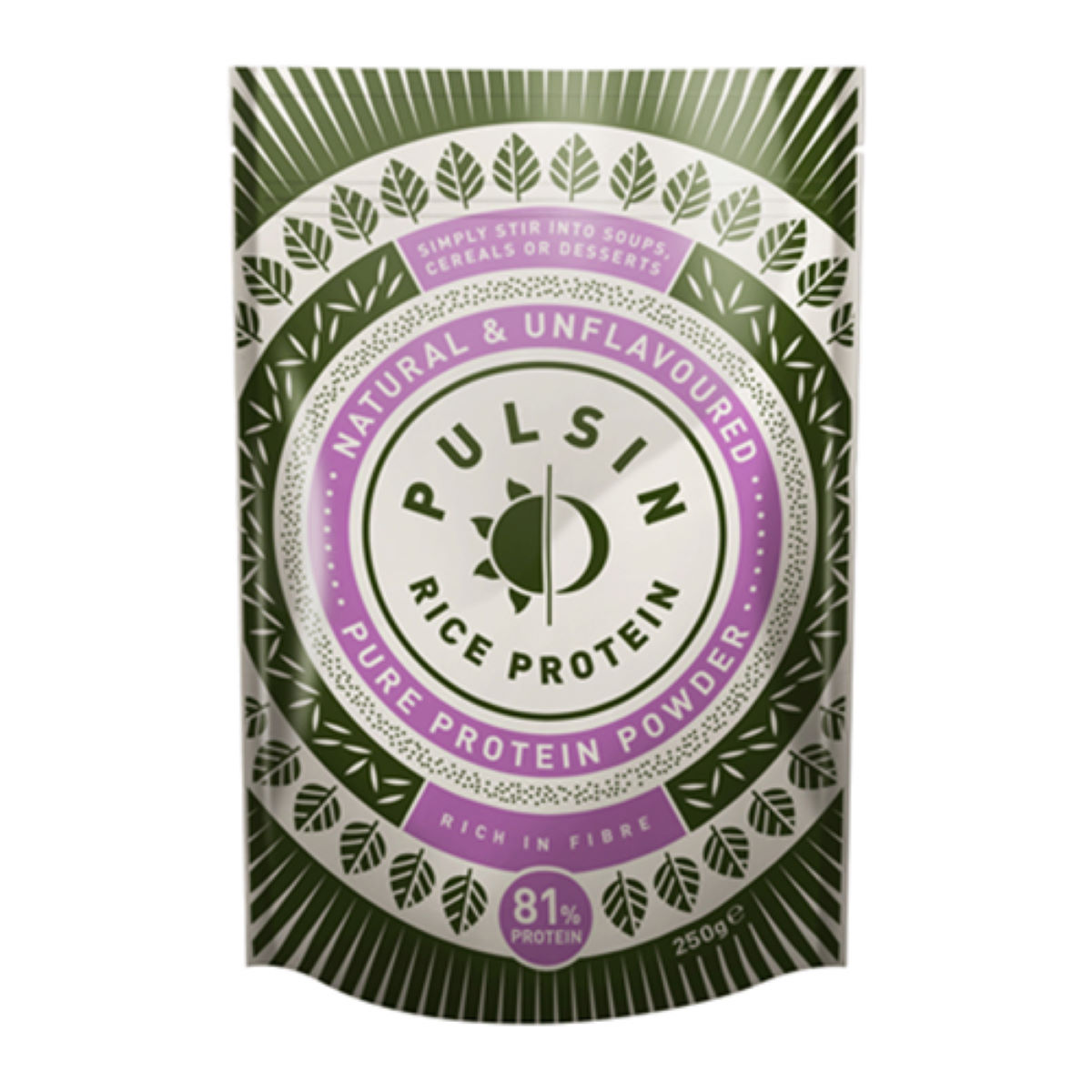 Pulsin Rice Protein Powder (250g) - Bebidas en polvo