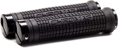 Puños Chromag Squarewave XL - Negro - Negro - 150mm, Negro - Negro
