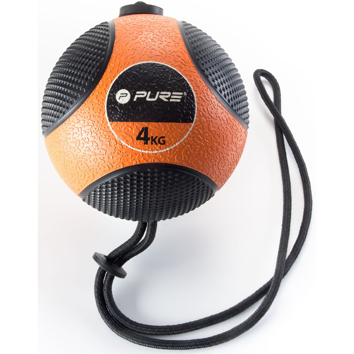 Pure2Improve Medicine Ball with Rope (4kg) - Pesas