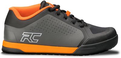 Zapatillas de MTB para pedal plano Ride Concepts Powerline 2020 - Charcoal/Naranja - UK 8, Charcoal/Naranja