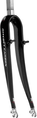 Ritchey Comp Carbon + Alloy Cyclocross Bike Fork - Glossy Black carbon, Glossy Black carbon