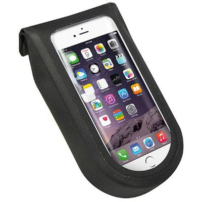 Rixen Kaul Duratex Plus Smartphone Handlebar Bag - Black-Transparent, Black-Transparent