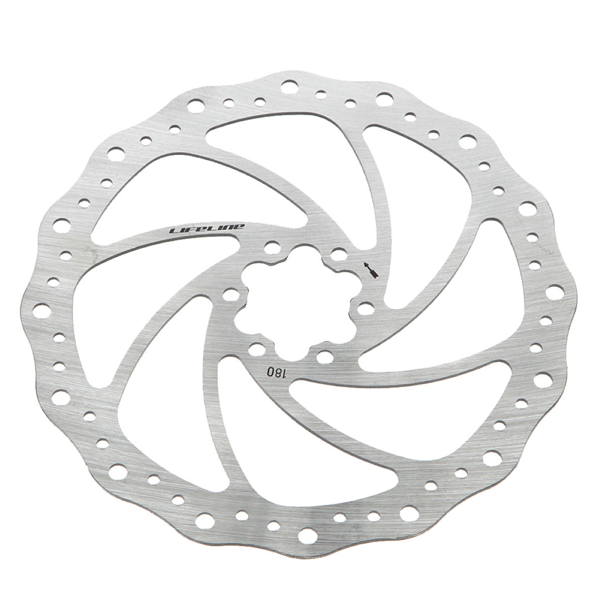 Rotor de acero inoxidable de una pieza para freno de disco LifeLine (180 mm) - Rotores para frenos de disco