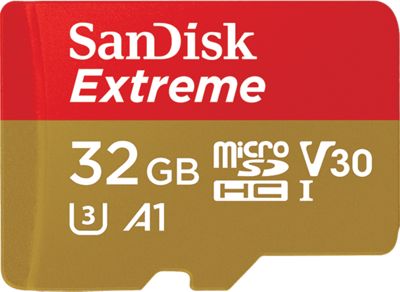 Sandisk 32GB Extreme MicroSDXC Card 2018 - Negro, Negro