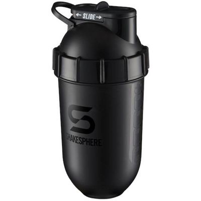 ShakeSphere Shaker Bottle Glossy Black - 700ml