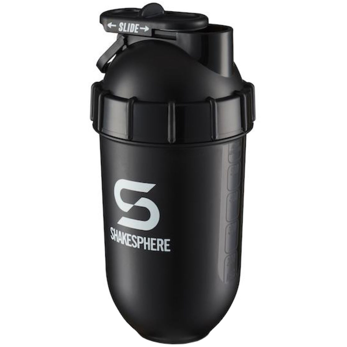 ShakeSphere Shaker Bottle Glossy Black - Botellas mezcladoras