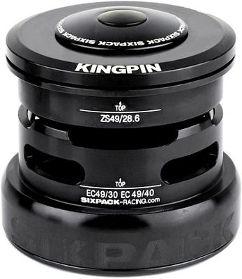 Sixpack Racing Kingpin 2in1 Headset - Negro - ZS49/28.6 I EC49/30, Negro