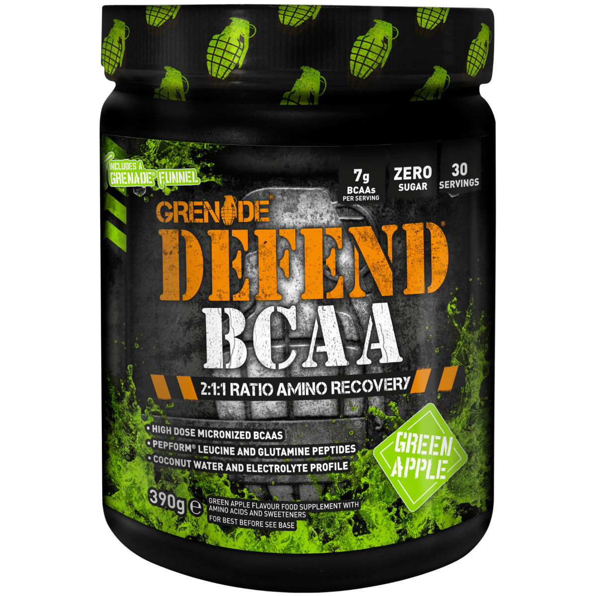 Suplemento de aminoácidos Grenade Defend BCAA (390 g) - BCAA