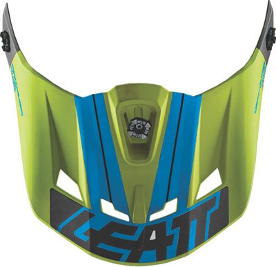 Visera de casco de recambio Leatt (DBX 5.0) 2017 - Lima - Azul - M/XXL, Lima - Azul
