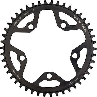 Wolf Tooth Cyclocross 110 BCD Chainring - Negro - 110mm, Negro