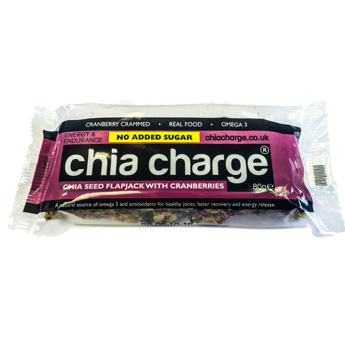 Barritas de cereales Chia Charge Flapjack (20 x 80 g) - Barritas