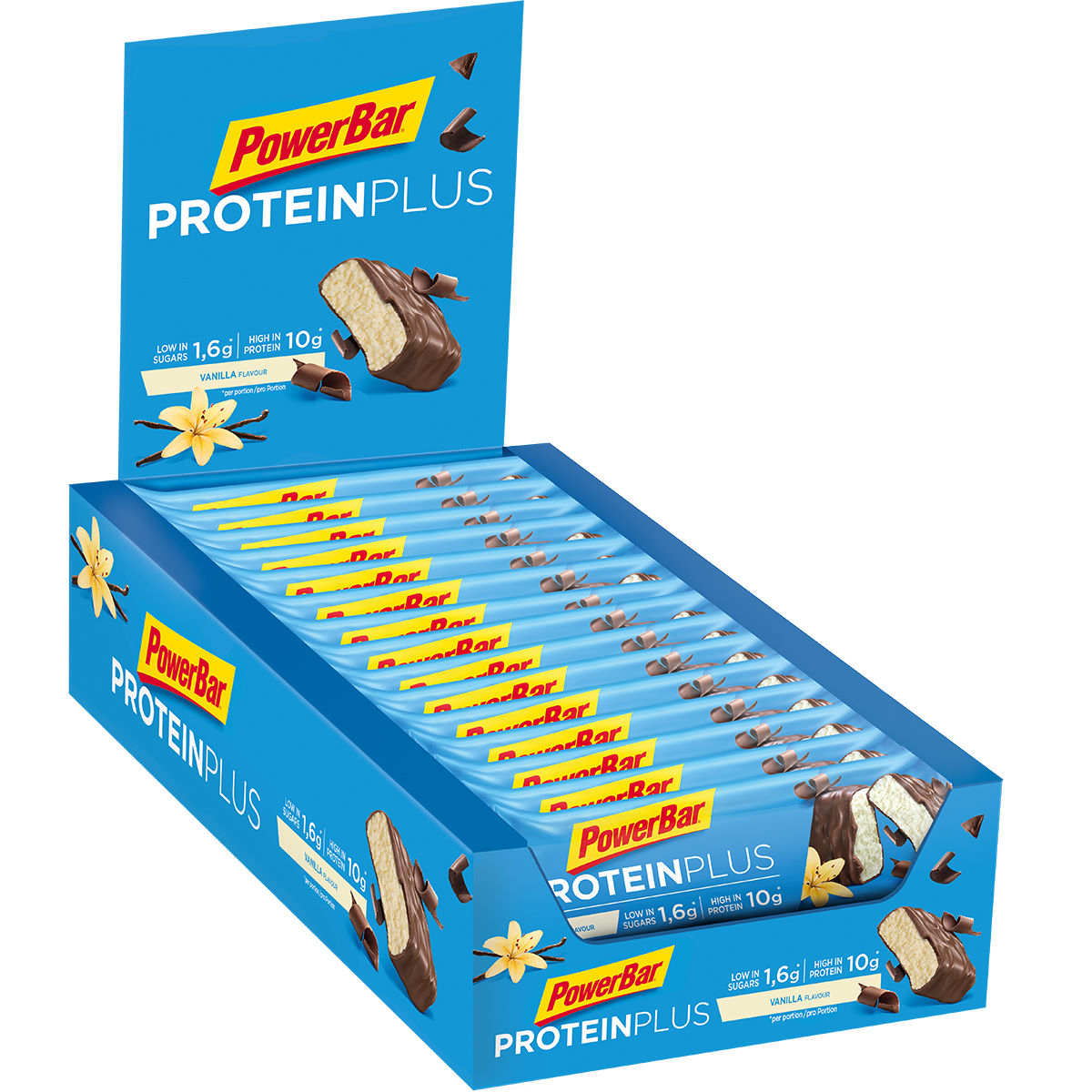 Barritas de proteínas PowerBar Protein Plus (30 x 35 g, bajo contenido en azúcares) - Barritas