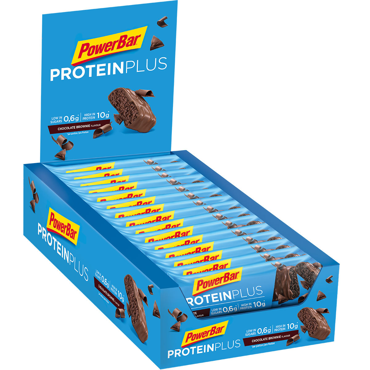 Barritas de proteínas PowerBar Protein Plus (30 x 35 g, bajo contenido en azúcares) - Barritas