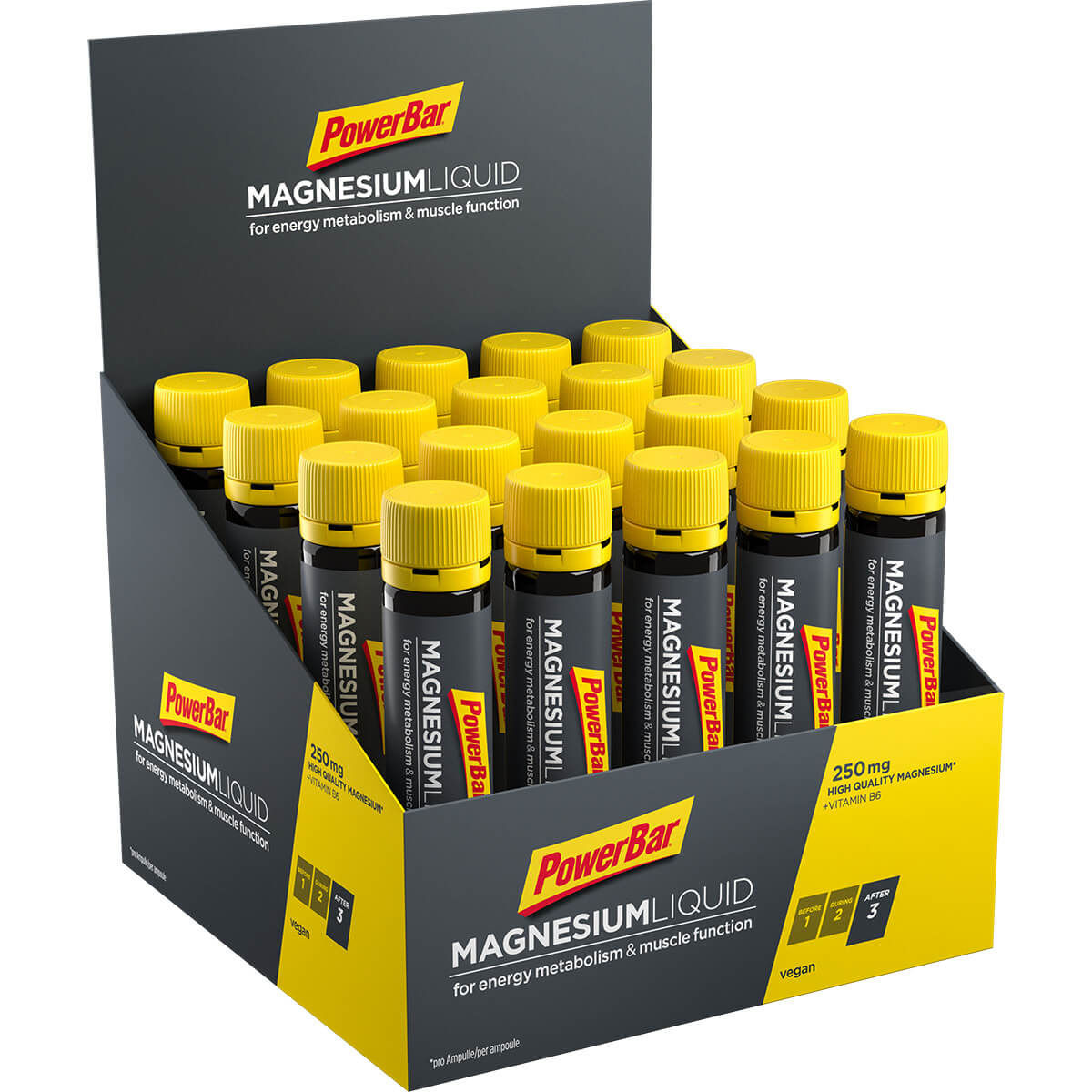 Caja de 20 tubos PowerBar Magnesium  - Magnesio
