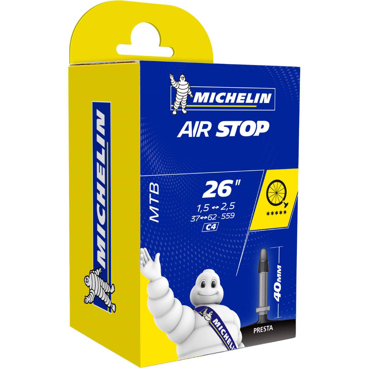 Cámara de MTB Michelin C4 AirStop Butyl - Cámaras de aire
