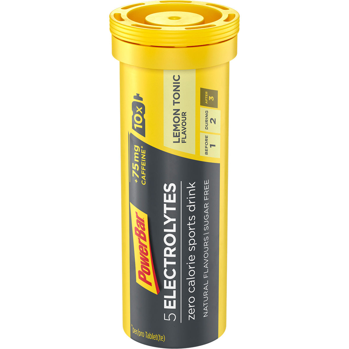 Comprimidos PowerBar 5 electrolitos con cafeína (10 unds.) - Comprimidos