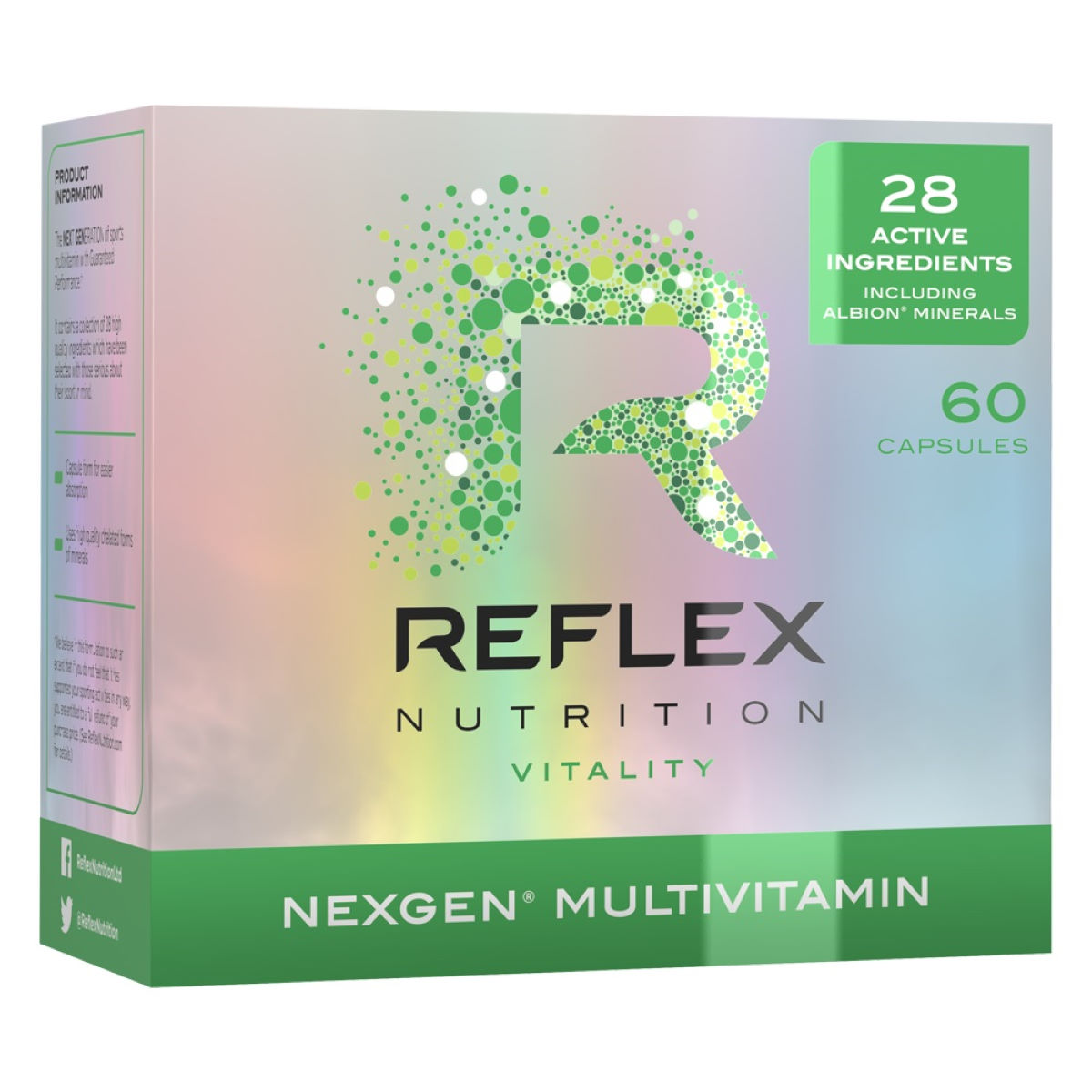 Multivitaminas Reflex Nexgen Sports (60 cápsulas) - Multivitaminas