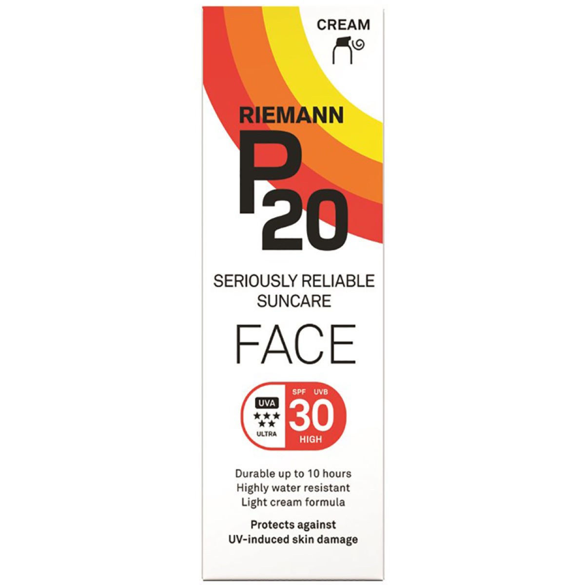 P20 SPF30 Face Sun Cream (50ml) - Cremas solares