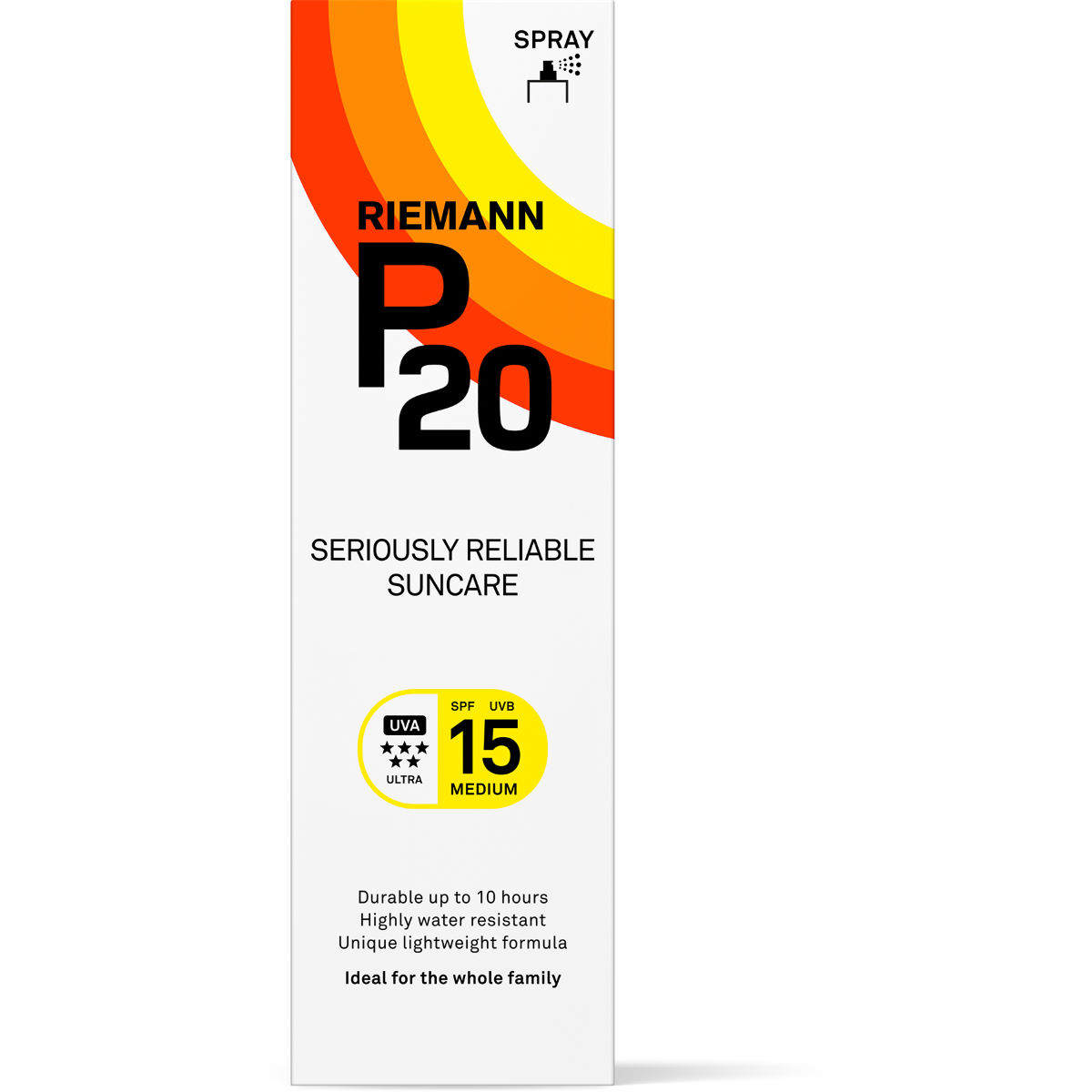 P20 Sun spray SPF15 (100ml) - Cremas solares