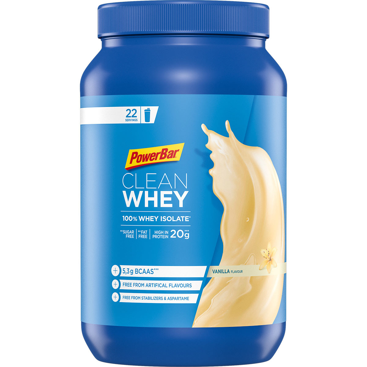 Proteína de suero de leche en polvo PowerBar 100% Whey Isolate (570 g) - Proteína de suero de leche