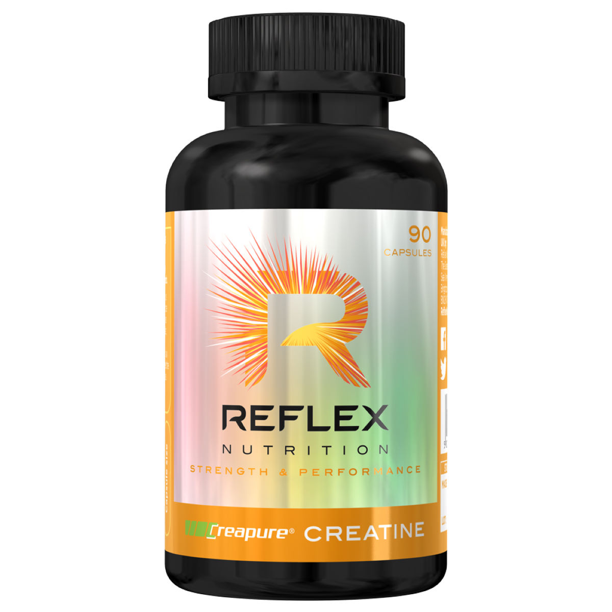 Reflex Creapure Creatine Capsules (90 Capsules) - Creatina en comprimidos
