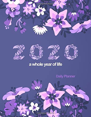 2020 A Whole Year of Life Daily Planner: Each day on a full page to record events, expenses, things to do and notes