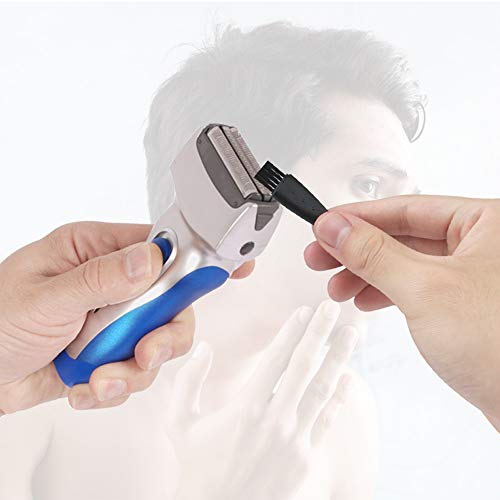30 Piezas Cepillos de Limpieza para Máquinas de Afeitar, Set de Cepillo de Limpieza de Afeitar Cepillo de Limpieza Antiestático para Hombre (Negro)