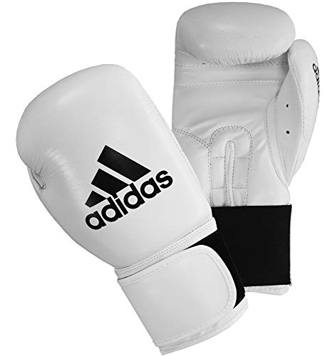 adidas adibc01 – Guantes de Boxeo para Hombre, Hombre, ADIBC01, Blanco y Negro