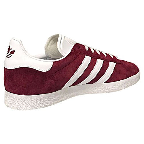 Adidas Gazelle, Zapatillas Hombre, Rojo (Collegiate Burgundy/Footwear White/Footwear White 0), 40 2/3 EU