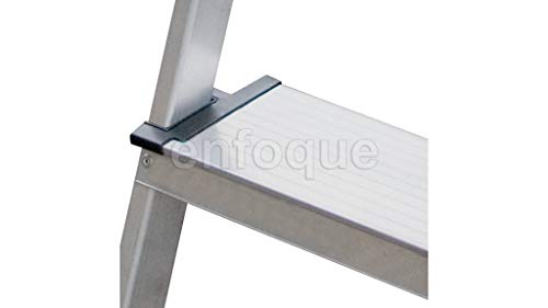 ALTIPESA - Escalera Doméstica de Aluminio, Peldaño 12 cm. (8 peldaños)