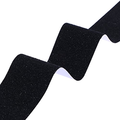 Antideslizante antideslizante seguridad cinta antideslizante adhesiva respaldados por cinta (negro), 10M