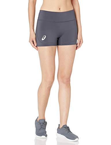 ASICS 3in VB Short Pantalones Cortos, Team Steel Grey, Medium para Mujer