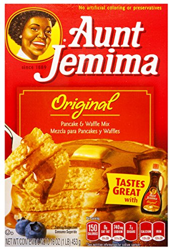 Aunt Jemima Pancake & waffle mix original preparado para panqueques 453g