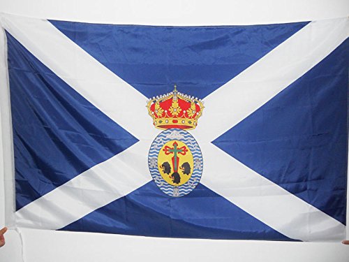 AZ FLAG Bandera de Santa Cruz DE Tenerife 150x90cm para Palo - Bandera Islas CANARIAS 90 x 150 cm