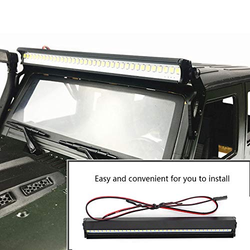 Barra de luz LED RC, Lampara de Techo Simulación 36 Barra de luz LED para TRX-4 SCX10 90046 D90 1/10 RC Crawler Car