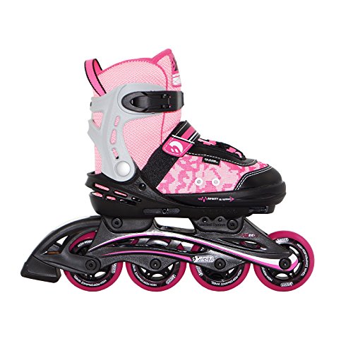 Best Sporting- Inline-Skates Patines en línea para niños Abec 5, Color rosa y negro, 29-34 (30123) , color/modelo surtido