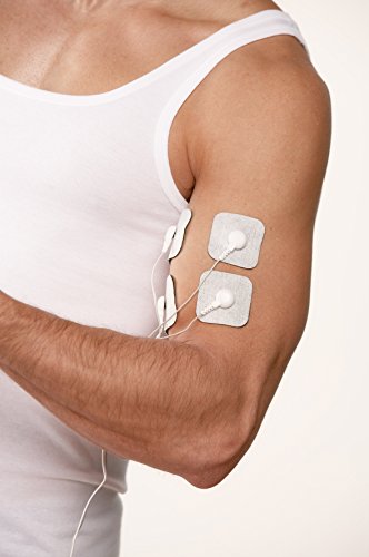 Beurer EM80 - Electroestimulador Digital, para aliviar el dolor muscular y el fortalecimiento muscular, masaje EMS TENS, 4 canales, 8 electrodos autoadhesivos, 20 programas libres, color blanco