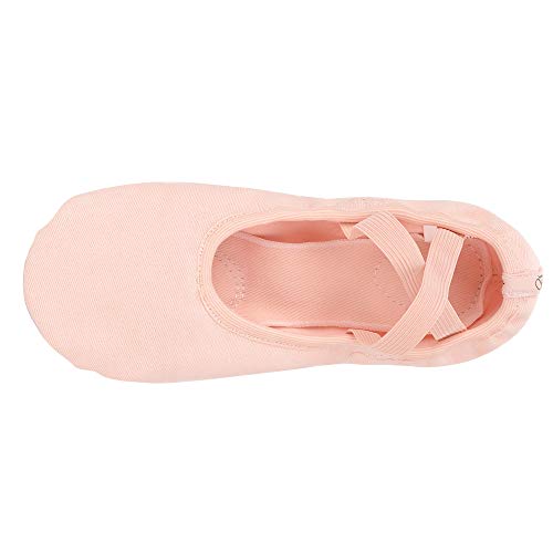 Bezioner Zapatillas de Danza Elástico Media Punta Zapatos de Ballet Baile Suela Partida de Cuero para Niñas y Mujer 39