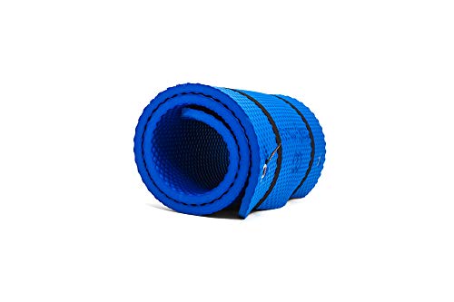 Bootymats Pro - Colchoneta Fitness Butt Workout Extra Acolchada. Máximo Confort y Comodidad: Fitness, Pilates, Suelo pélvico, Estiramientos. Medidas: 160 x 60 cm. Grosor: 19 mm. Color: Azul