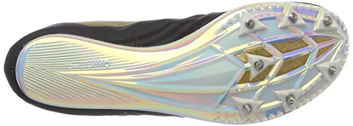 Brooks Qw-k V3, Zapatillas de Running Unisex Adulto, Multicolor (Black/Gold/Iridescent 058), 45 EU
