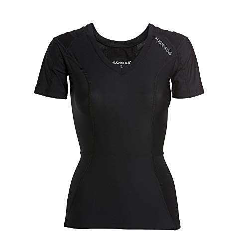 Camiseta de postura para mujer 2.0 | Soporte de postura, activación muscular, tensión de espalda y alivio del dolor |