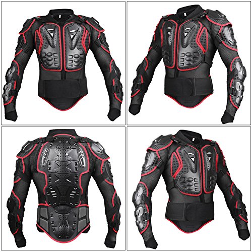Chaqueta GES con armadura protectora para motocicleta, ropa de protección