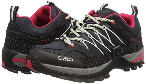 CMP Rigel, Zapatos de Low Rise Senderismo Mujer, Gris (Antracite-Off White 76uc), 36 EU