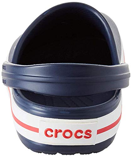 Crocs Crocband Clog Kids, Zuecos, Azul (Navy/Red), 32/33 EU