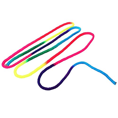 Cuerda de Gimnasia Artística del Arco Irís Cuerda de Entrenamiento y Competición Cuerda de Nylon para Saltar