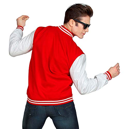 Disfraz de atleta Widmann 01254 para hombre, color rojo y blanco, talla XL , color/modelo surtido